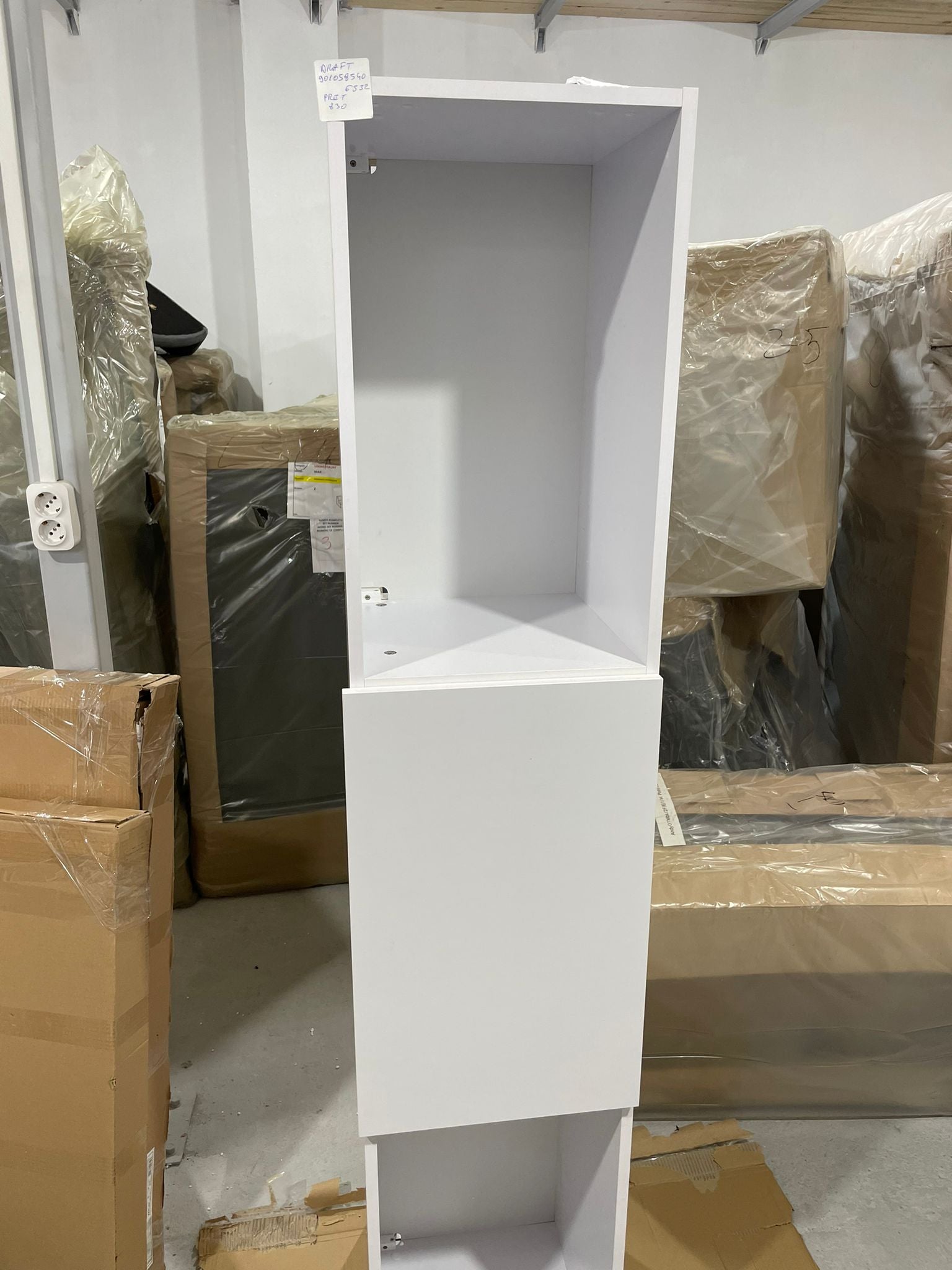 Comoda Suspendată Albă 180/36,7/42 cm