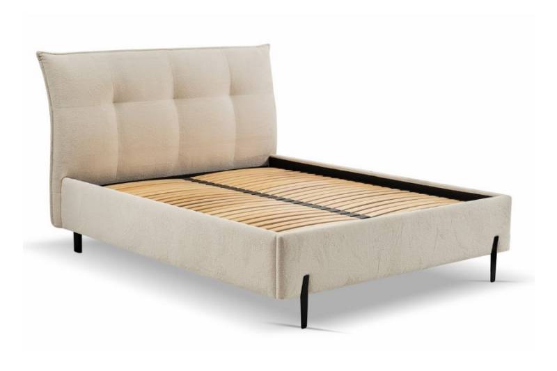 PAT DANAE 160/200 CM TAPITAT CU SOMIERA RABATABILA SI SPATIU DE DEPOZITARE INCLUSE