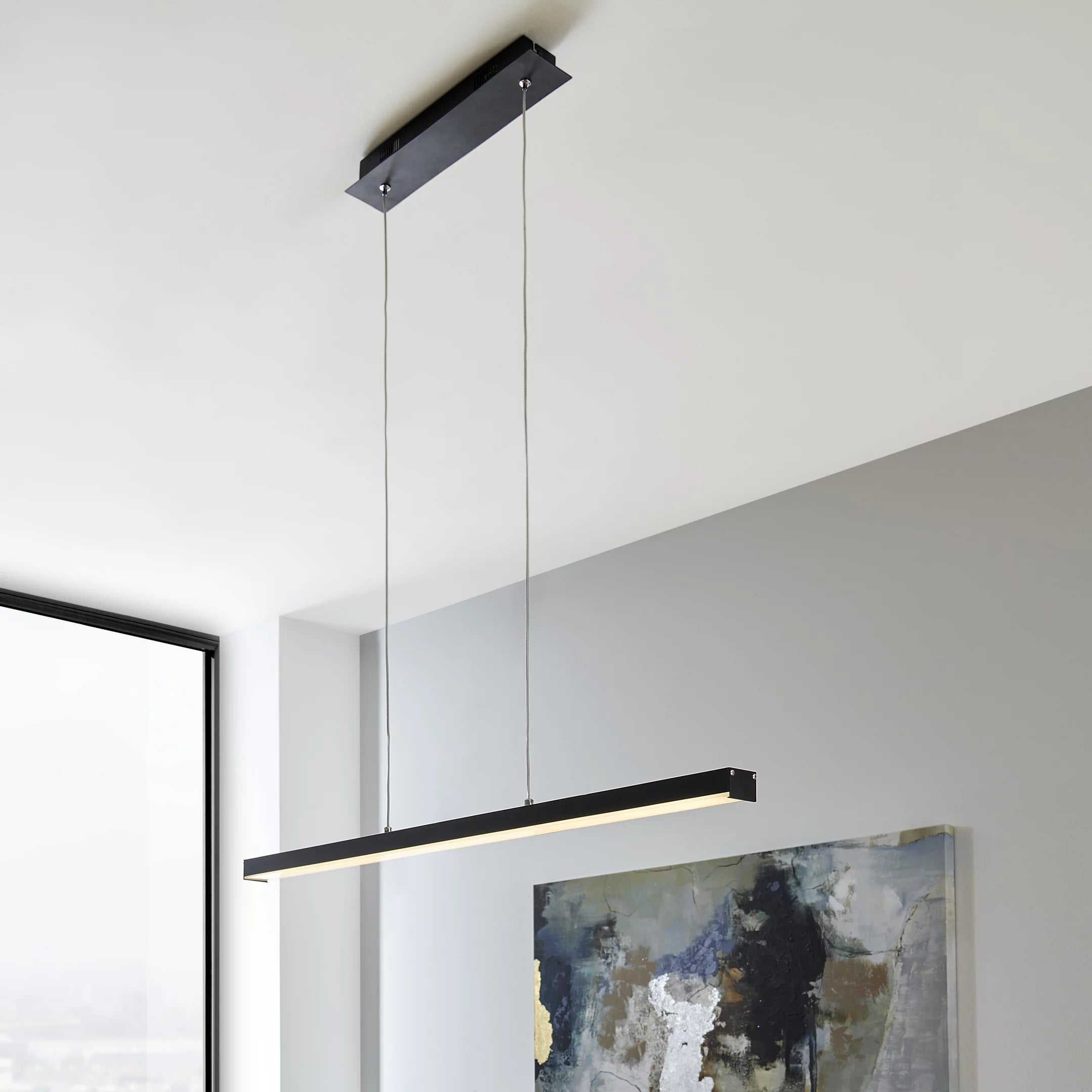 Lampă Reglabilă de Interior cu Control Smart și Schimbător de Temperatură de Culoare 100/5/120 cm