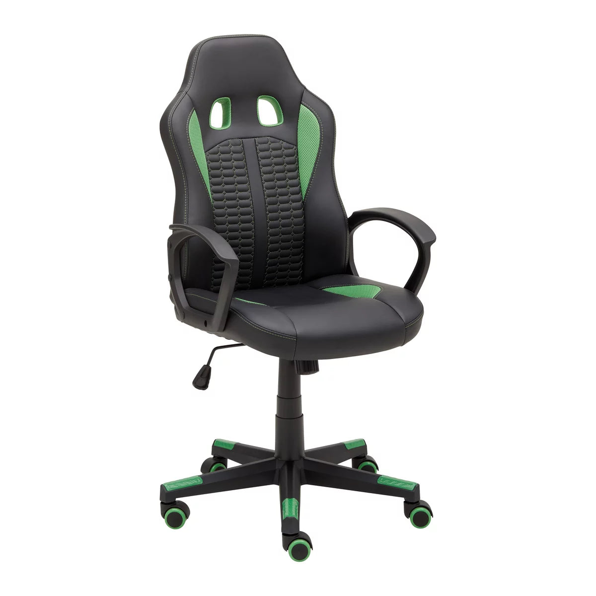 Scaun rotativ Lia negru/verde