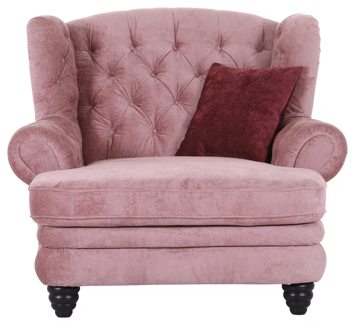 Fotoliu Chenille Rosa XXXL