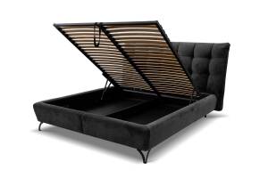 PAT ERATO TAPITAT CU SOMIERA RABATABILA SI SPATIU DE DEPOZITARE 180X200 CM