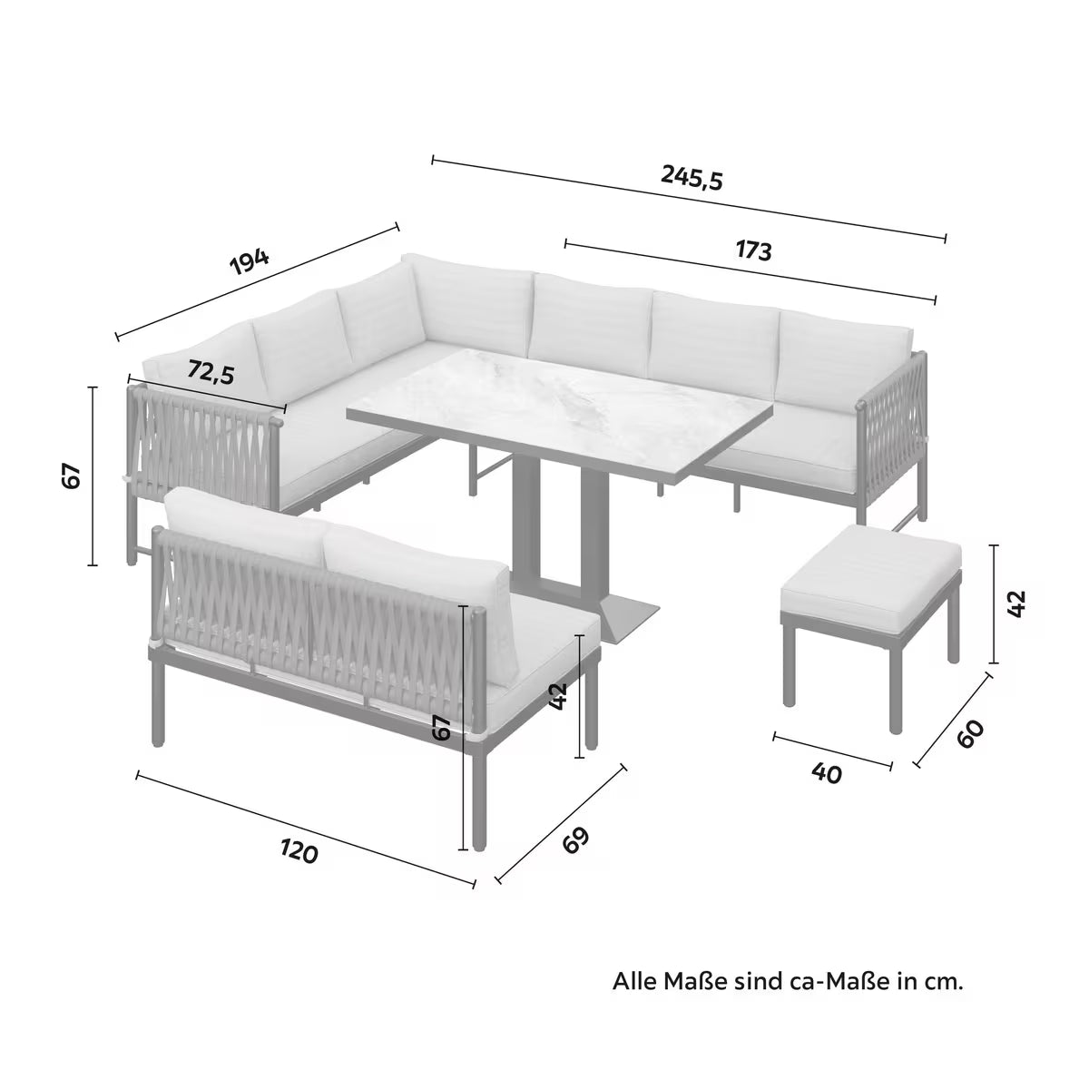 SET PENTRU TERASA