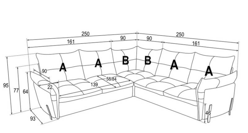 COLTARUL ALMERIA EXTENSIBIL 250/250