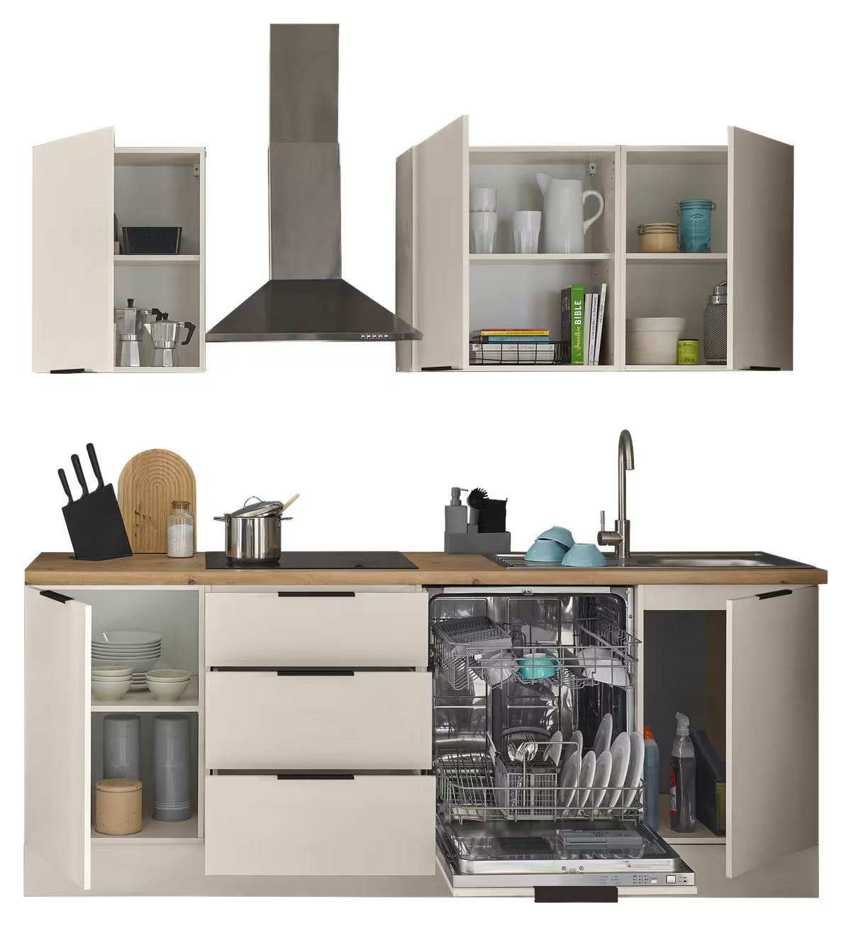 BUCATARIE MODERNA 220 /211 x 60 CM