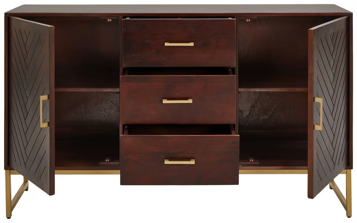 COMODA DIN LEMN MASIV 145/85 x 40 cm
