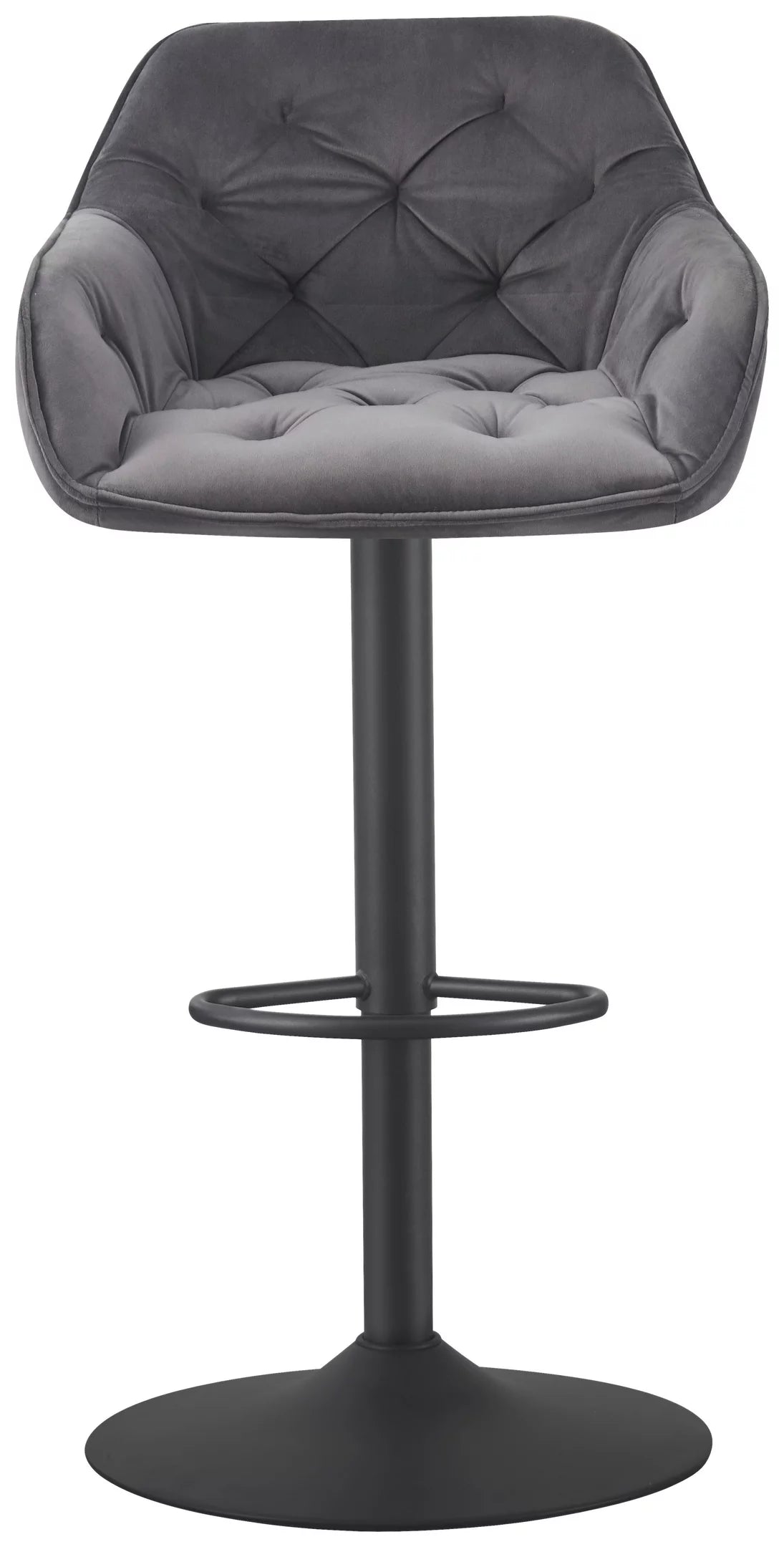 Scaun de bar Eileen gri/negru
