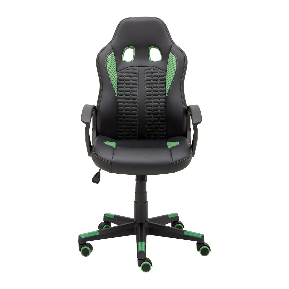 Scaun rotativ Lia negru/verde
