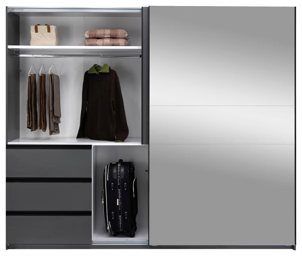 DULAP CU USI GLISANTE 250/210 x 61.5 CM