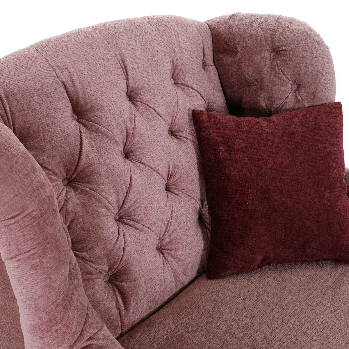 Fotoliu Chenille Rosa XXXL