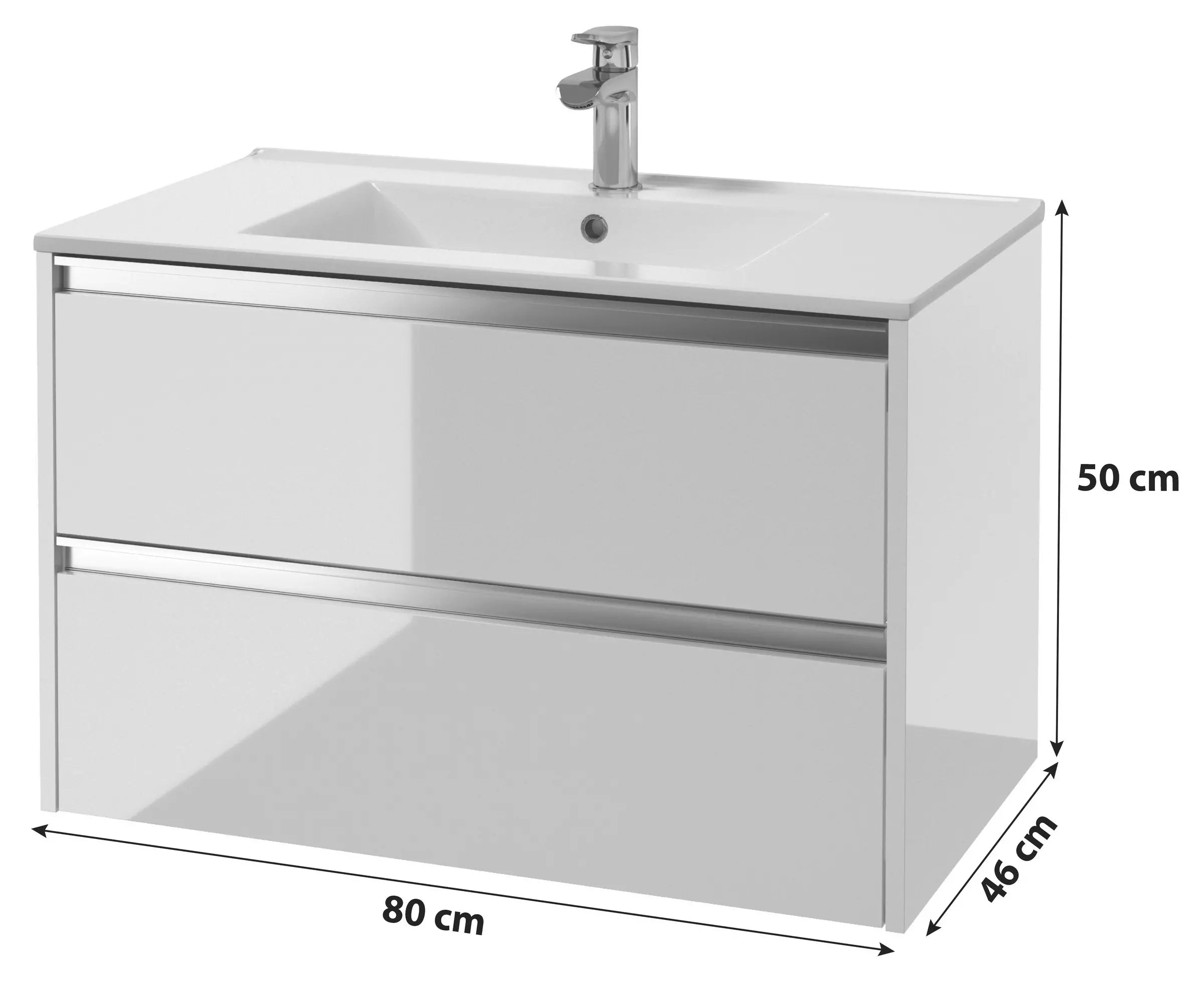 COMBI LAVOAR MID.YOU 80 cm